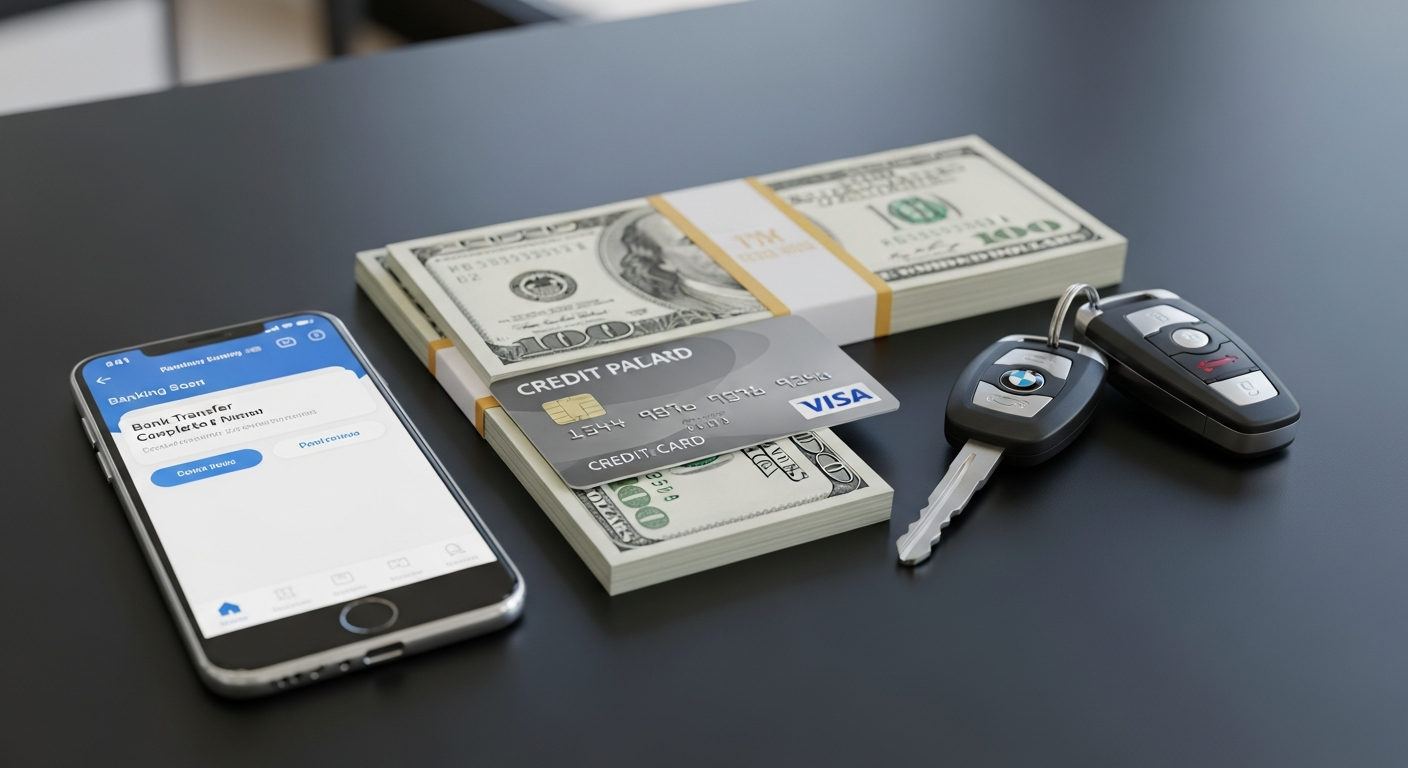 Способы оплаты при выкупе автомобиля: наличные, карта, перевод